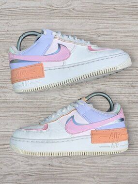 Nike Air Force 1 Shadow Pink Glaze Pastel Sneakers Women’s 6.5
